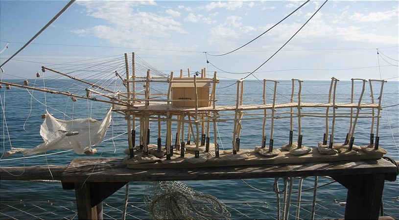 Trabocco informativo Punta Tufano Rocca San Giovanni