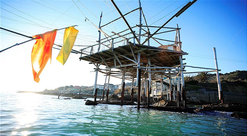 Trabocco informativo Punta Tufano Rocca San Giovanni